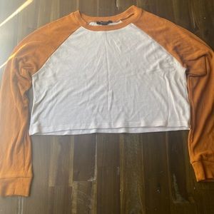 Forever 21 Women’s Long Sleeve Crop Top